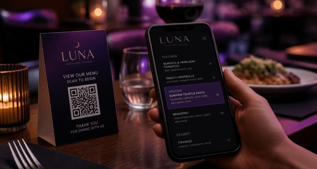 How to Update a QR Code Menu Without Reprinting It